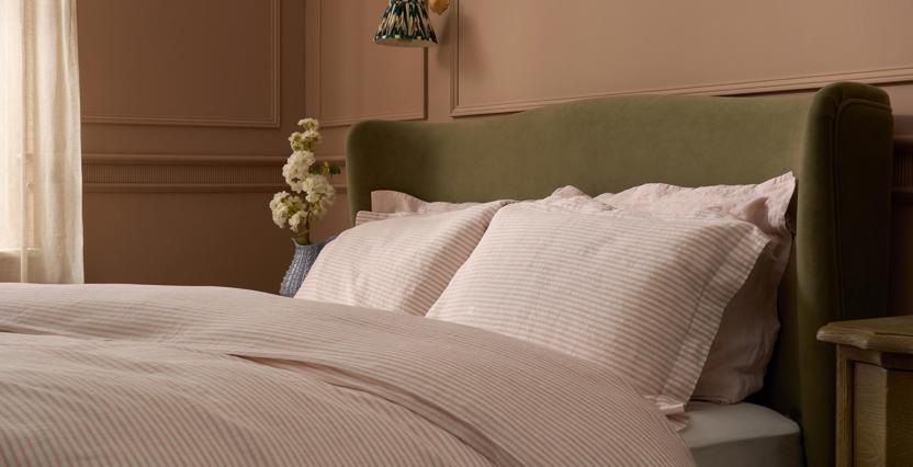 Amelie Stripe Oxford Edge Pillowcase Pair